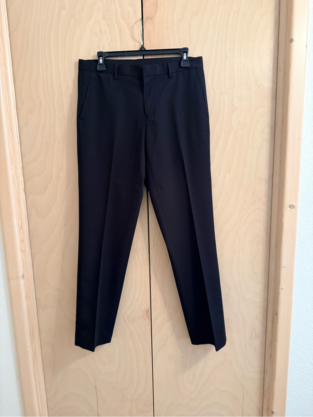 Calvin Klein Men’s Black Slim Dress Pants